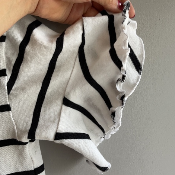Chaser striped ruffle open back top size XS - Picture 6 of 8